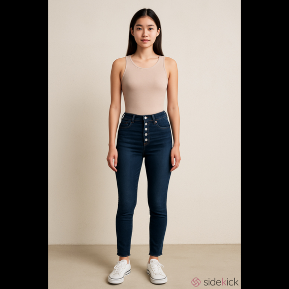 Chaps Denim - Chaps Midnight Blue Cropped Jeans